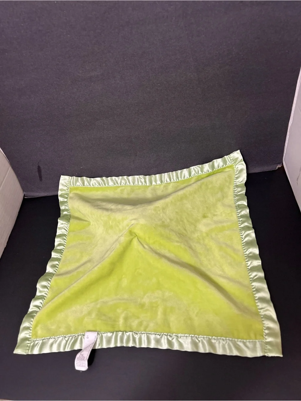 Disney Tigger Satin-Trim Lovey in Lime Green and Orange
